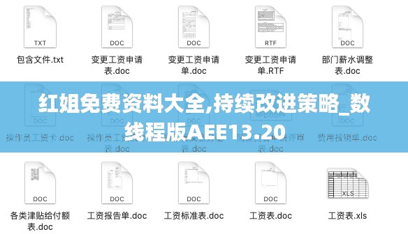 红姐免费资料大全,持续改进策略_数线程版AEE13.20