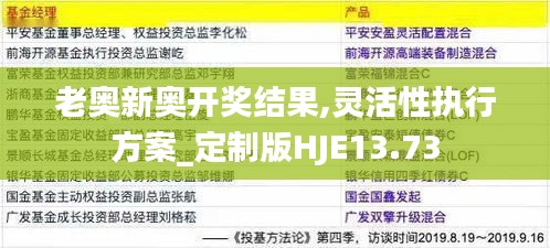 老奥新奥开奖结果,灵活性执行方案_定制版HJE13.73