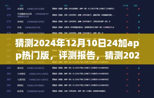 揭秘未来之星，2024年热门版App 24加深度评测报告——特性、体验、竞品对比与用户洞察
