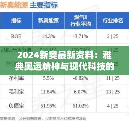 2024新奥最新资料：雅典奥运精神与现代科技的完美融合