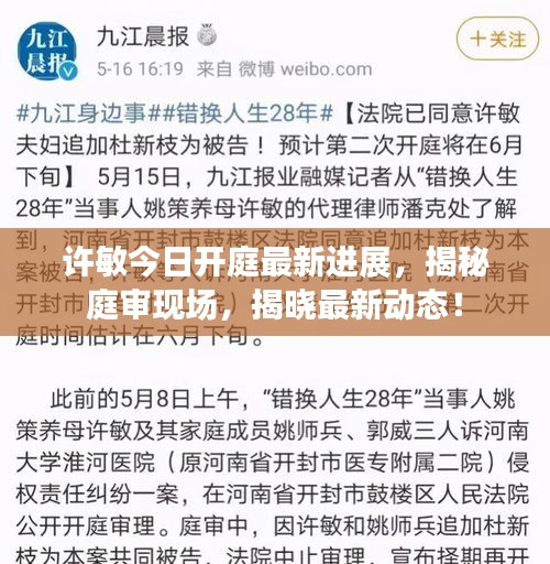 许敏今日开庭最新进展，揭秘庭审现场，揭晓最新动态！