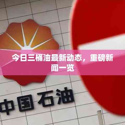 今日三桶油最新动态,重磅新闻一览
