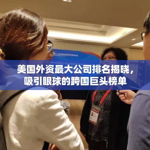 美国外资最大公司排名揭晓，吸引眼球的跨国巨头榜单
