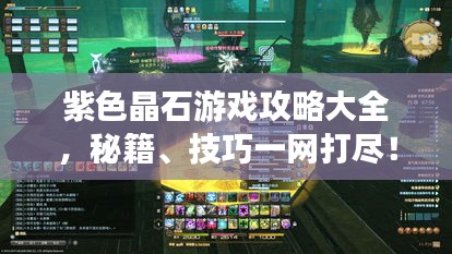 紫色晶石游戏攻略大全，秘籍、技巧一网打尽！