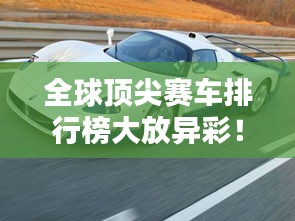 全球顶尖赛车排行榜大放异彩！