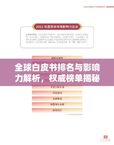 全球白皮书排名与影响力解析，权威榜单揭秘真相！