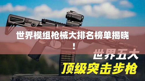 世界模组枪械大排名榜单揭晓！