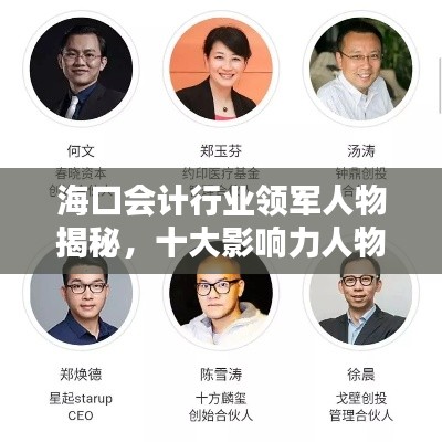海口会计行业领军人物揭秘，十大影响力人物深度解析