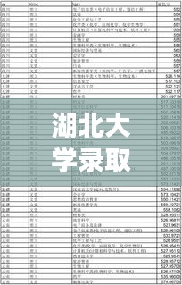 湖北大学录取分数公布最新：湖北大学各校录取分数线 