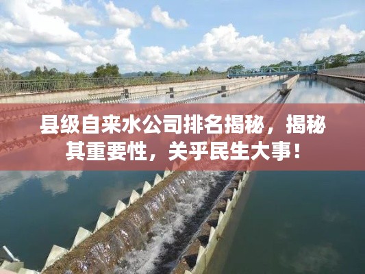县级自来水公司排名揭秘，揭秘其重要性，关乎民生大事！