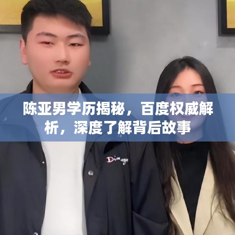 陈亚男学历揭秘，百度权威解析，深度了解背后故事