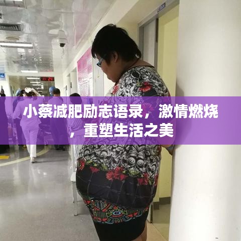 小蔡减肥励志语录，激情燃烧，重塑生活之美
